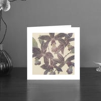 Image 1 of Orchid art card