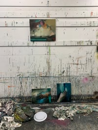 Image 2 of Painting / maleri / "The memory of a parasol" / 40x50 cm