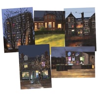 Image 1 of  'Christmas Houses' Luxury Christmas Cards