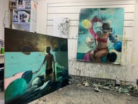 Image 2 of Painting / maleri / "The celebration – Lost in celebration XXI" / 120x155 cm