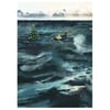 'Christmas at Sea' Luxury Christmas Cards (single or multipack)