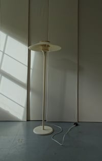 Image 1 of White lacquered  Floor Lamp by Lyfa of Denmark 