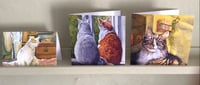 Image 2 of Greeting Cards: Set of three. More Cats, Cats, Cats!