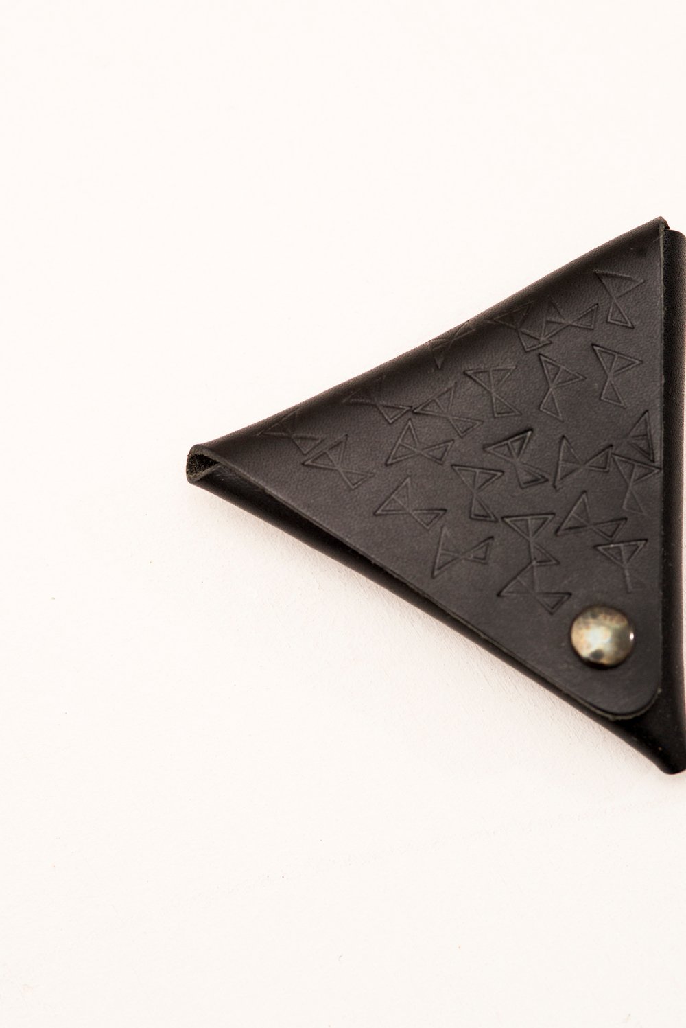 Leather Coin Purse - Black Multi - 