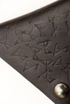 Leather Coin Purse - Black Multi - 