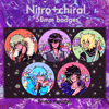 Nitro+chiral Protag 58mm badges