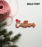 Image of Personalised ornament- SCRIPT NAME