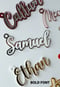 Image of Personalised ornament- SCRIPT NAME
