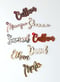 Image of Personalised ornament- SCRIPT NAME