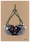 "Glam cherry 2" Print (DP453)