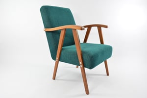 Image of Fauteuil courbé vert