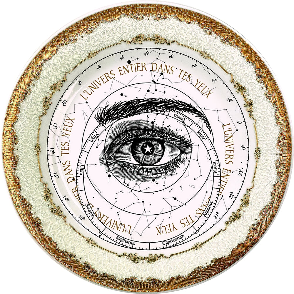 Image of Lover's Eye - Zodiac - Fine China Plate - #0778