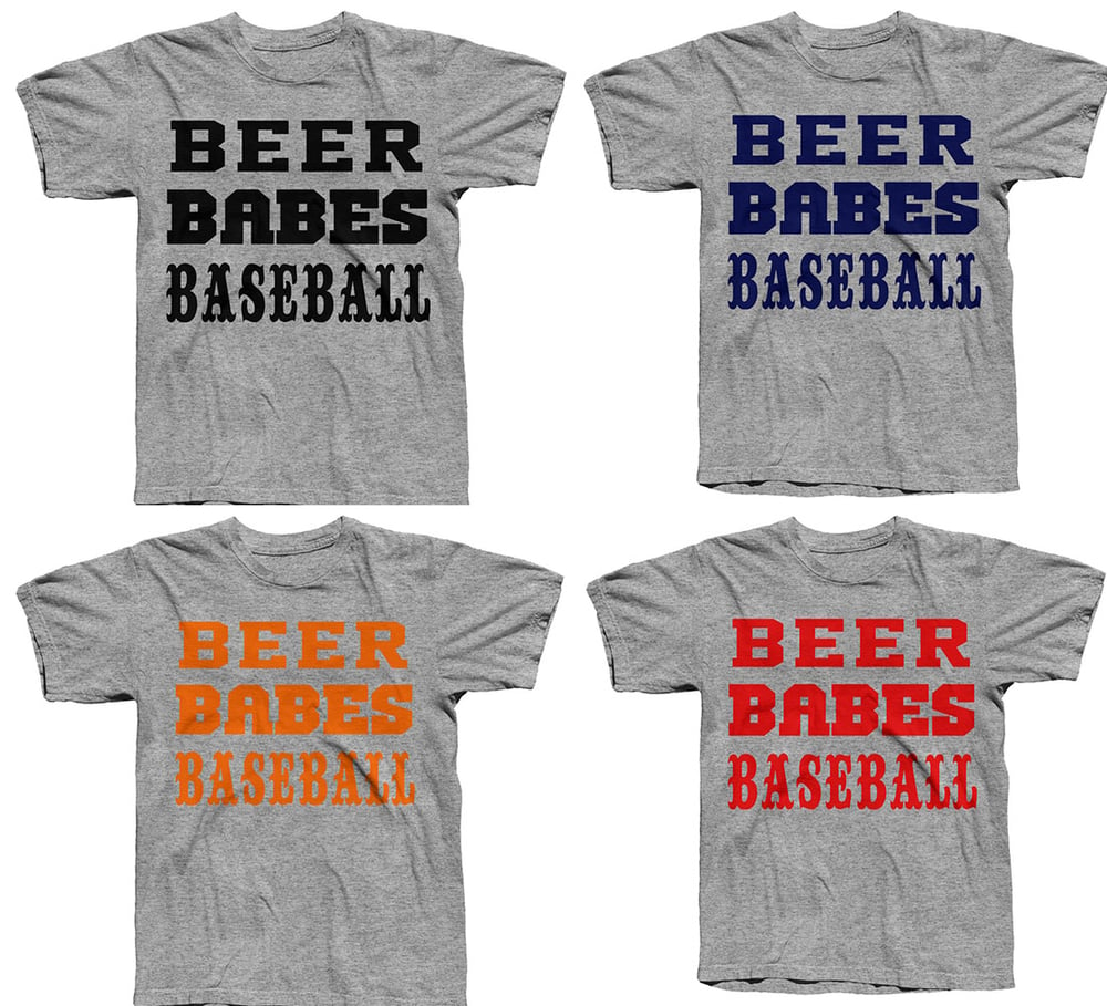 Beer Babes Baseball Tee