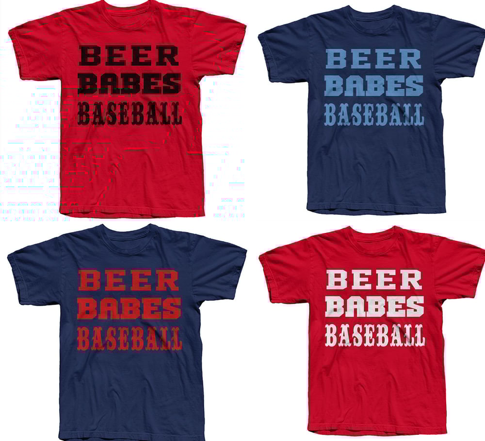 Beer Babes Baseball Tee