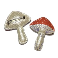 Image 4 of Toadstool Brooch