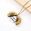 "You are my Sunshine" Open Locket Sunflower Necklace