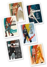 Image 1 of David Bowie Greetings Cards + Postcards Set