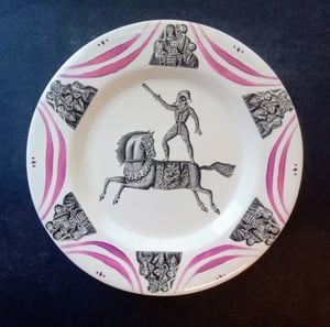 Equestrian Harlequin plate