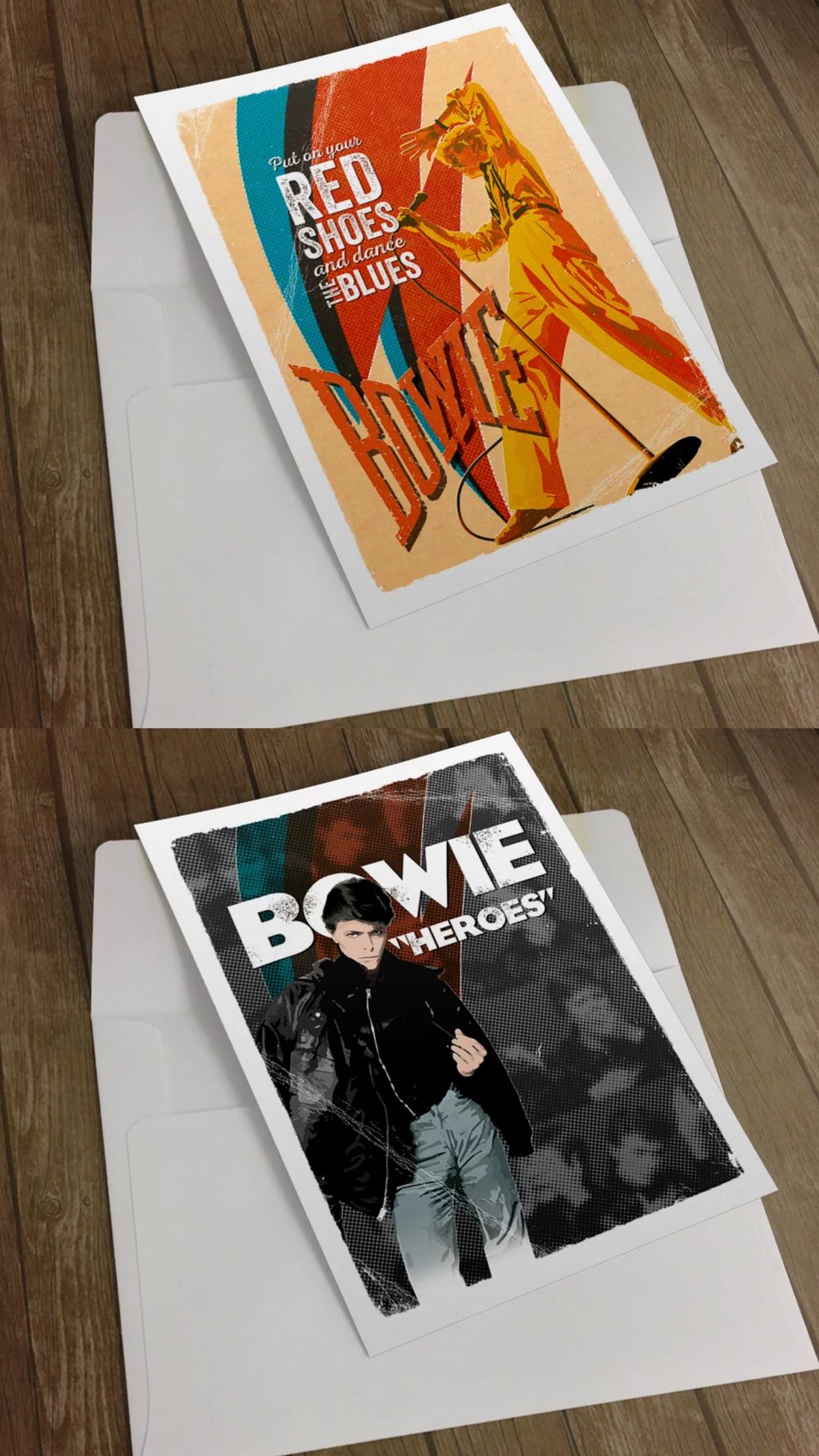 David Bowie Greetings Cards + Postcards Set