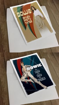 Image 4 of David Bowie Greetings Cards + Postcards Set