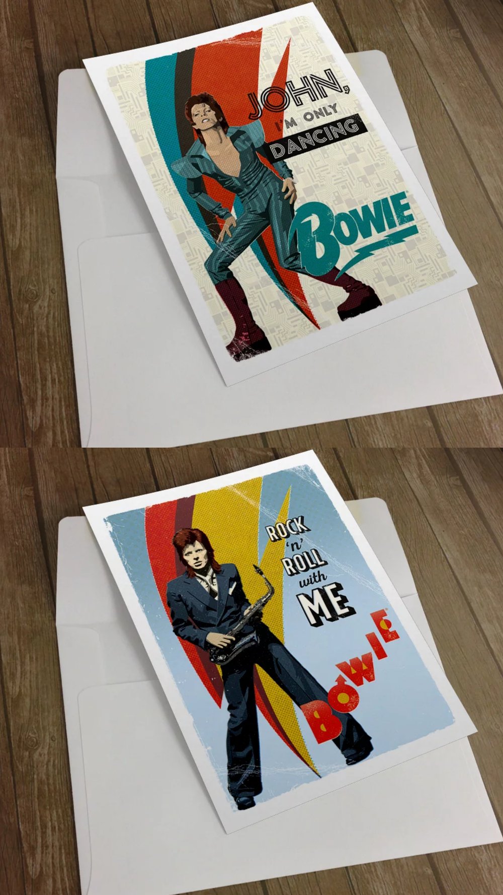 David Bowie Greetings Cards + Postcards Set