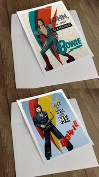 Image 5 of David Bowie Greetings Cards + Postcards Set