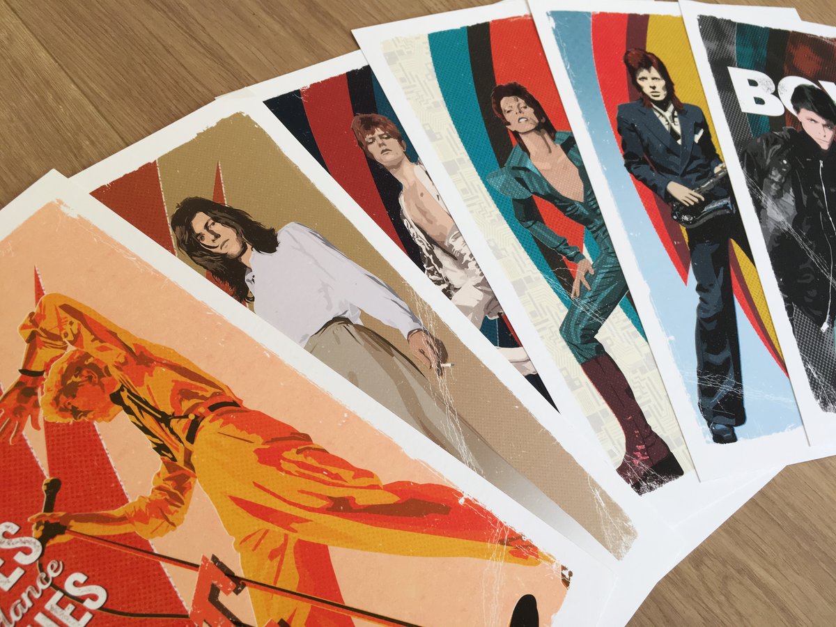 David Bowie Greetings Cards + Postcards Set | BowieGallery