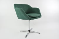 Image 1 of Chaise de bureau tulipe verte