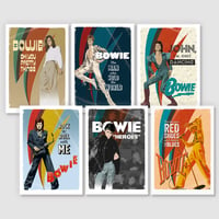 Image 1 of David Bowie Official Art Prints Set