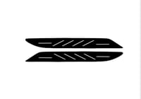 Image 5 of X2 Vw Golf Mk7.5 Golf GTI R GTD Rear Bumper Reflector Overlay Decal Sticker