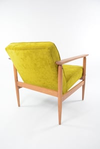Image 3 of Fauteuils M velours structuré lemon
