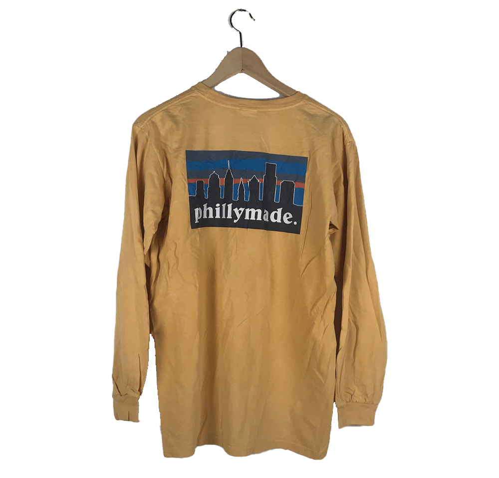 Image of Patagonia Phillymade Yellow  Long Sleeve Shirt