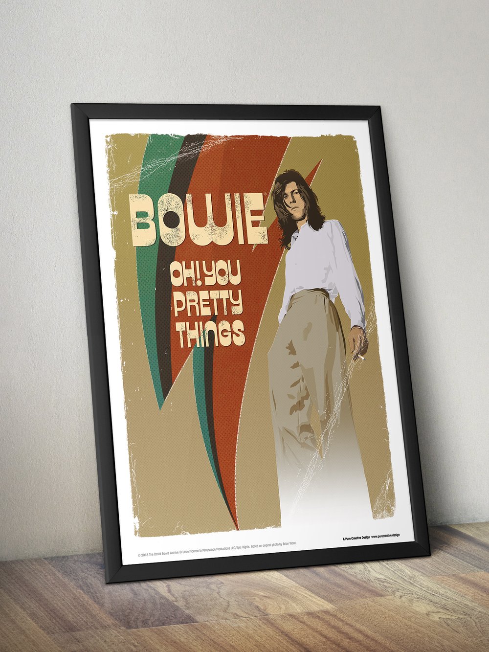 David Bowie Art Print – No. 1 'Hunky'
