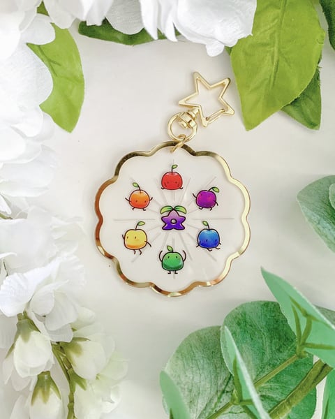 Image of SDV junimo gold edge charm