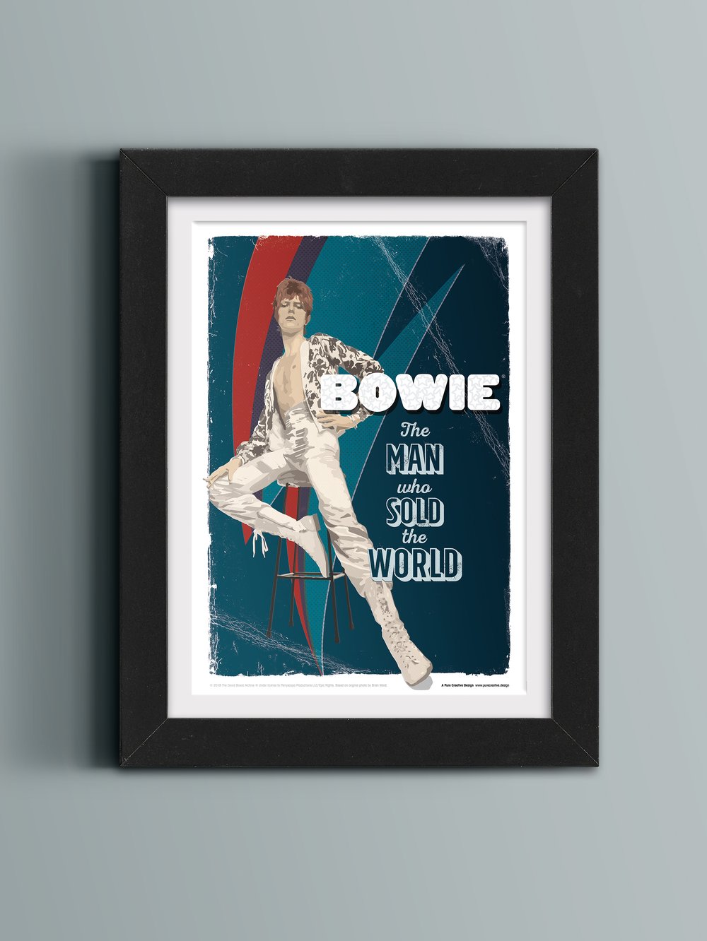 David Bowie Art Print – No. 2 'The Man'