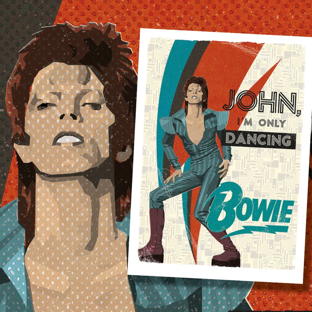 David Bowie Art Print – No. 3 'John'