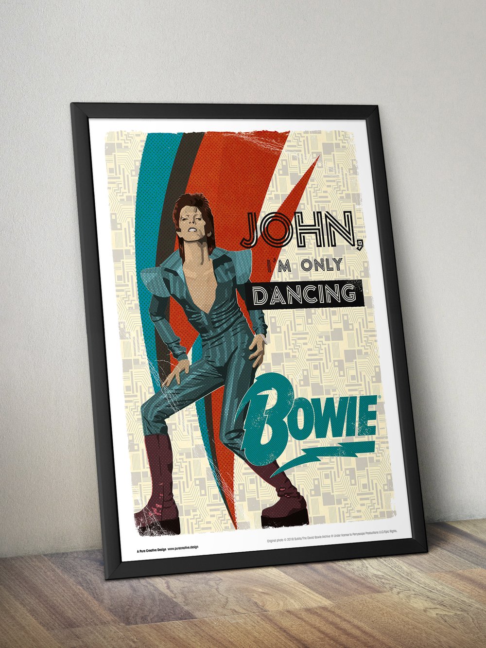 David Bowie Art Print – No. 3 'John'