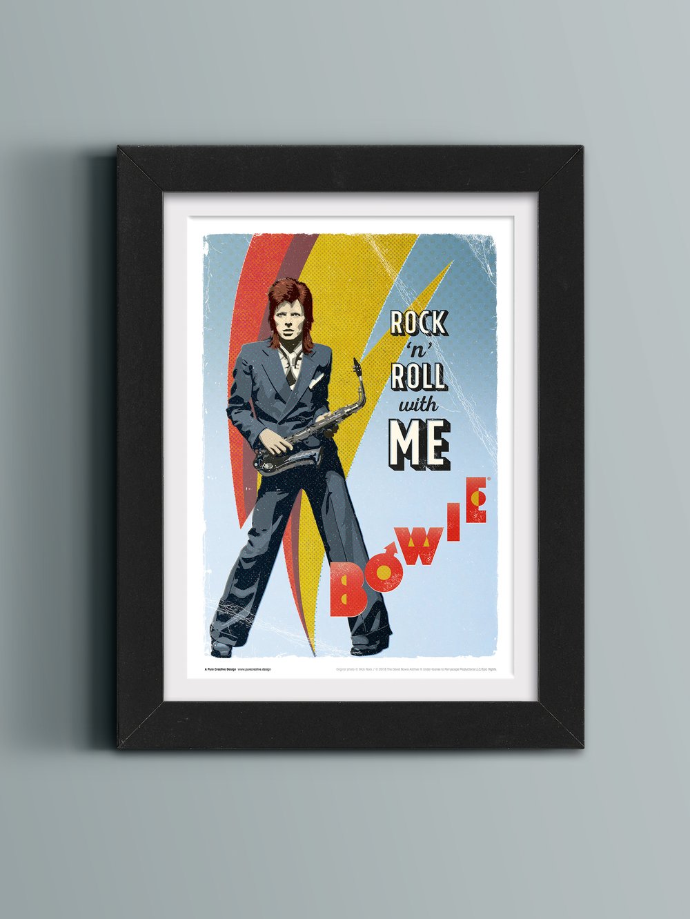 David Bowie Art Print – No. 4 'Pinup'