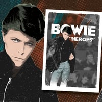 Image 2 of David Bowie Art Print – No. 5 'Hero'