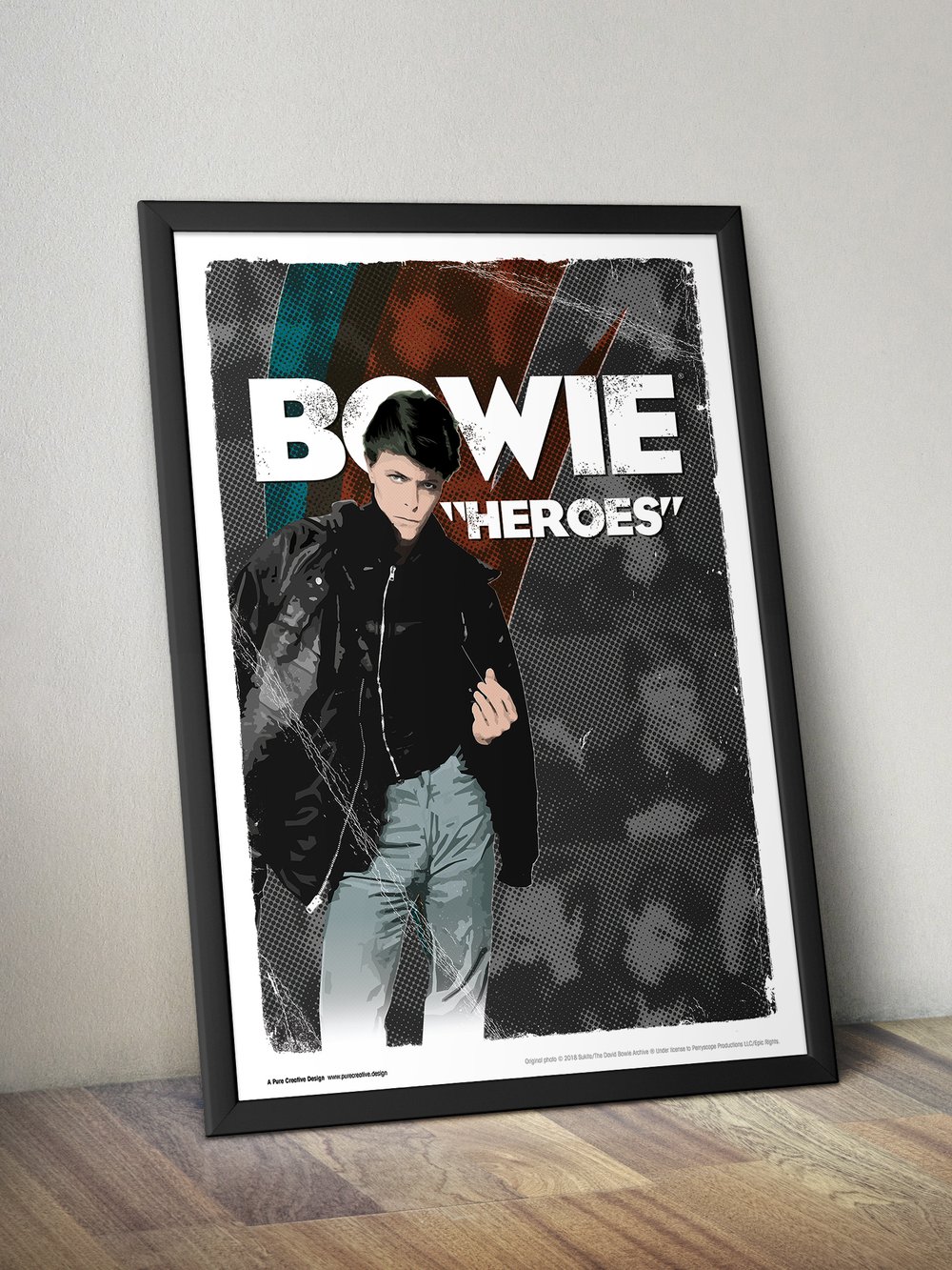 David Bowie Art Print – No. 5 'Hero'