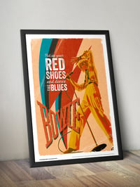 Image 4 of David Bowie Official Art Print – No. 6 'Serious'