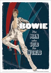 Image 1 of David Bowie Art Print – No. 2 'The Man'
