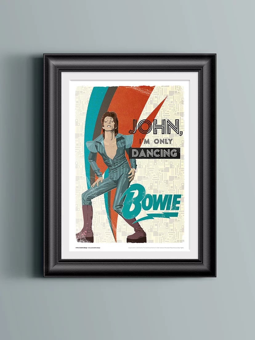 David Bowie Art Print – No. 3 'John'