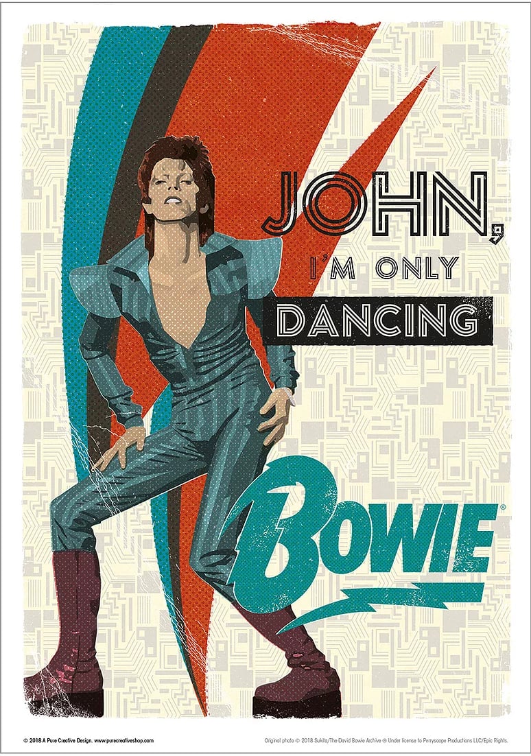 David Bowie Art Print – No. 3 'John'