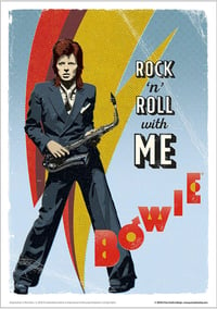 Image 1 of David Bowie Art Print – No. 4 'Pinup'