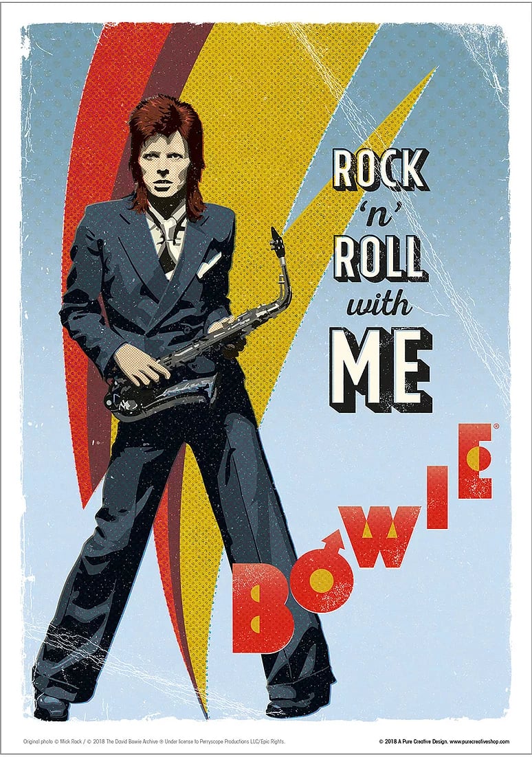 David Bowie Art Print – No. 4 'Pinup'