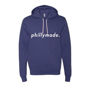 Image of phillymade navy hoodie