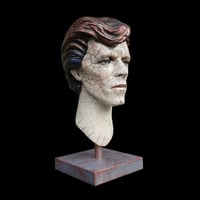 Image 2 of David Bowie - Cracked Actor - Raku Sculpture