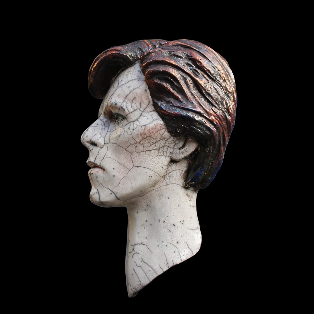 David Bowie - Cracked Actor - Raku Sculpture