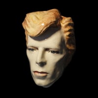 Image 1 of David Bowie - Cracked Actor - Painted and Glazed Ceramic Sculpture